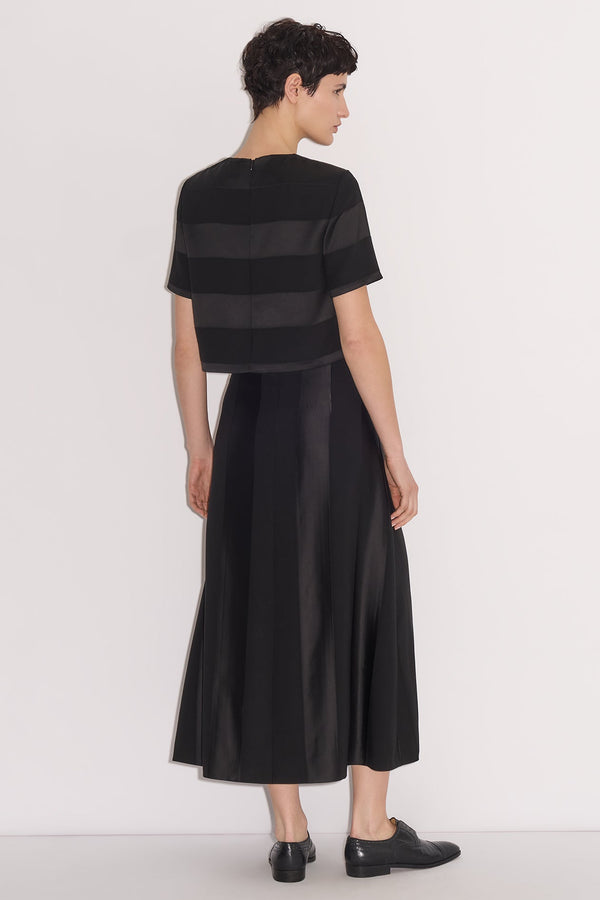 Nellie Partow Jackson Skirt Black