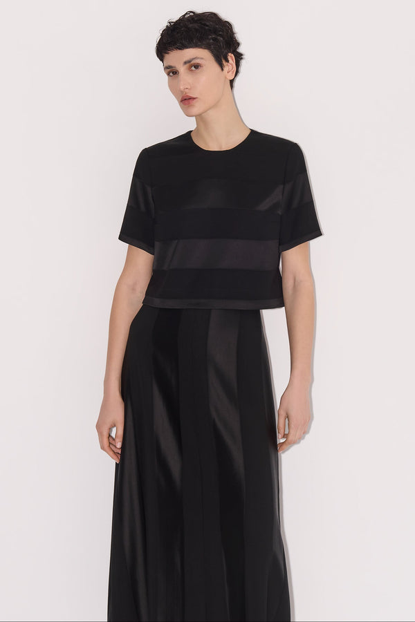 Nellie Partow Jackson Skirt Black