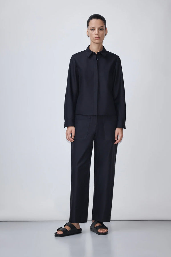 nellie partow Lara Shirt Black