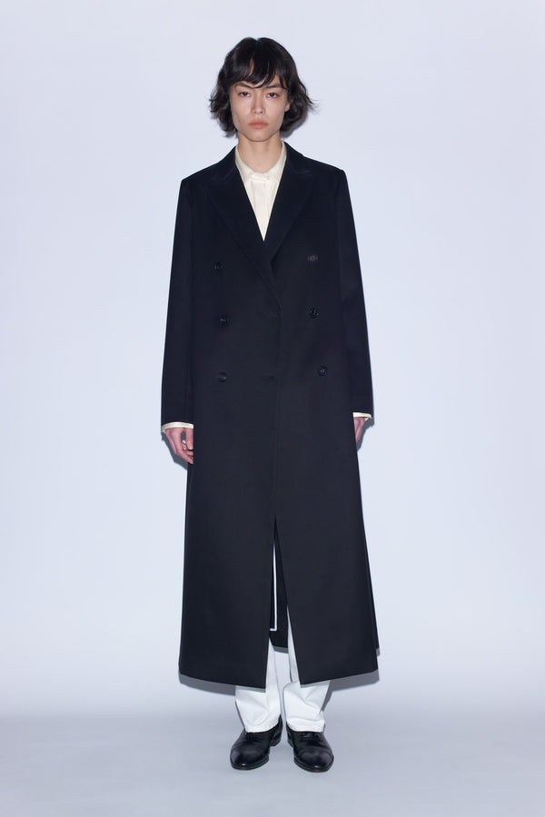 nellie partow Marcus Coat Black