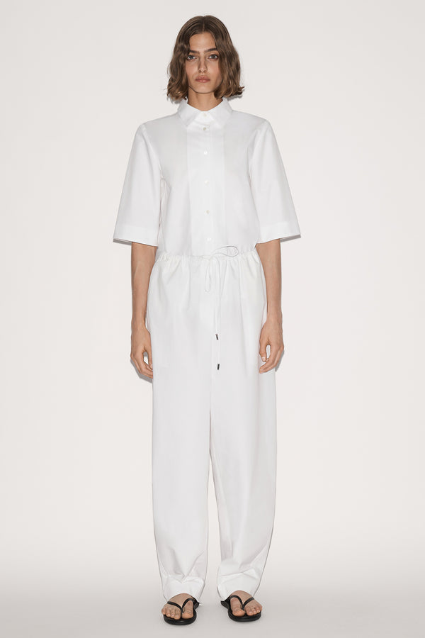 Nellie Partow Mel Shirt White