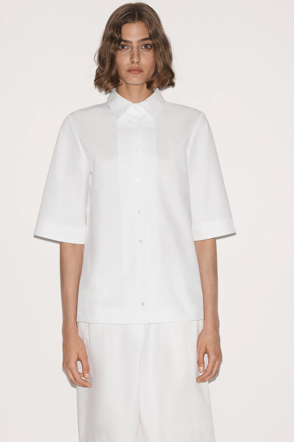 nellie partow Mel Shirt White