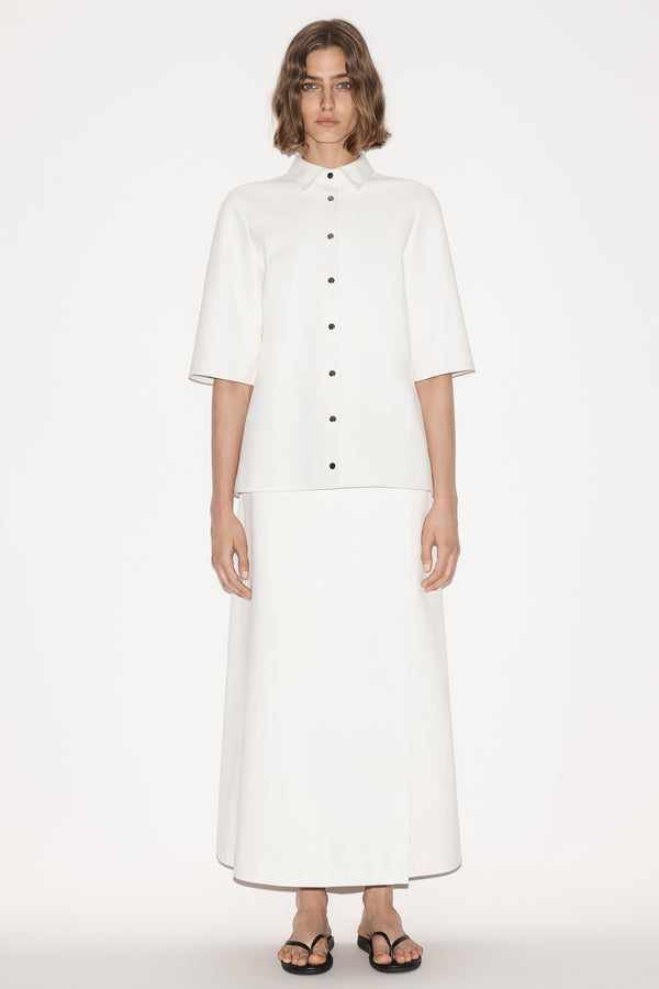 nellie partow Mel Shirt White