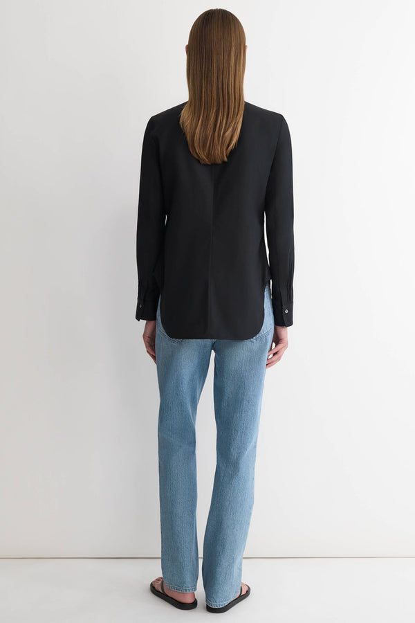 Nellie Partow Natalia Shirt Black