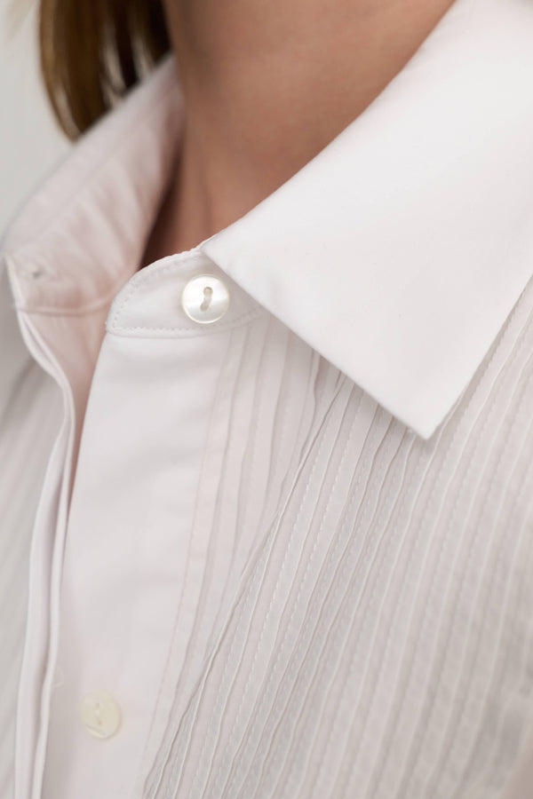 Nellie Partow Natalia Shirt White