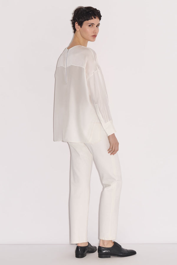 Nellie Partow Romy Top Ivory