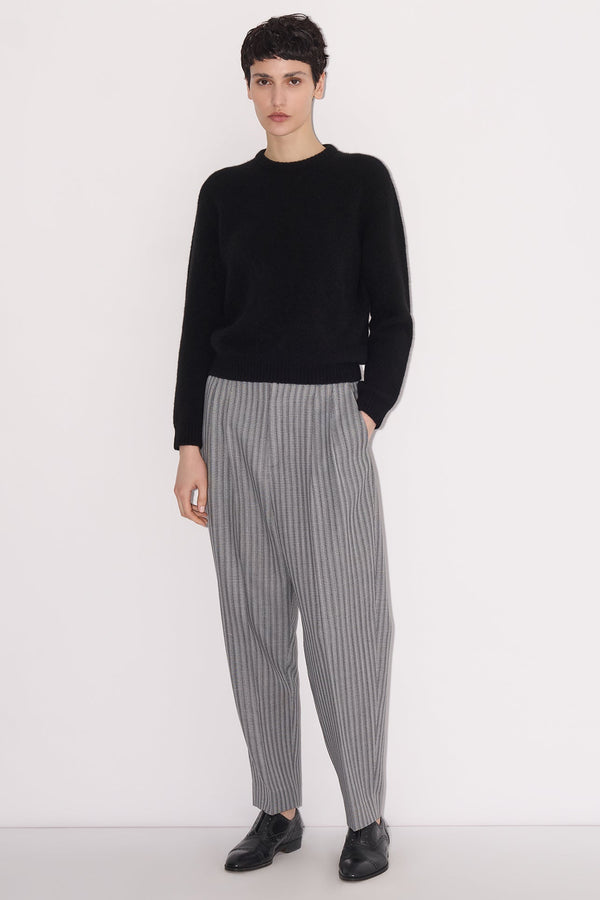 nellie partow Rosen Pant Dark Grey Stripe