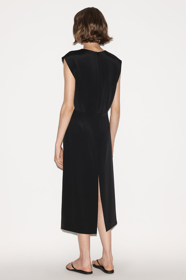 Nellie Partow Serena Dress Black