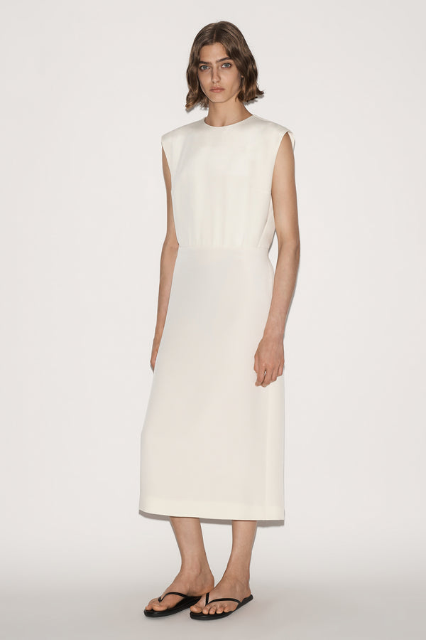 nellie partow Serena Dress Ivory