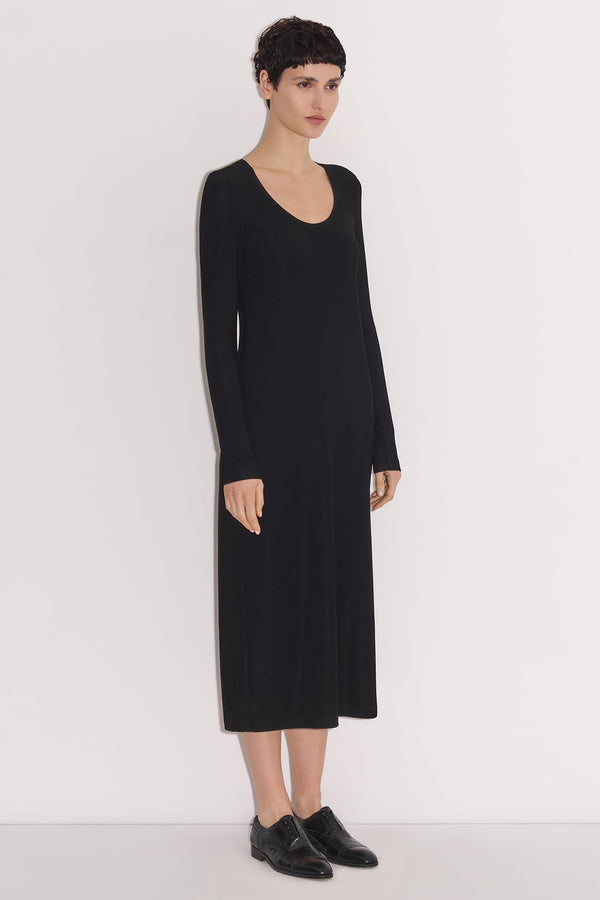 Nellie Partow Tina Dress Black