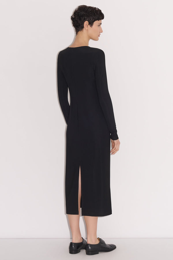 Nellie Partow Tina Dress Black