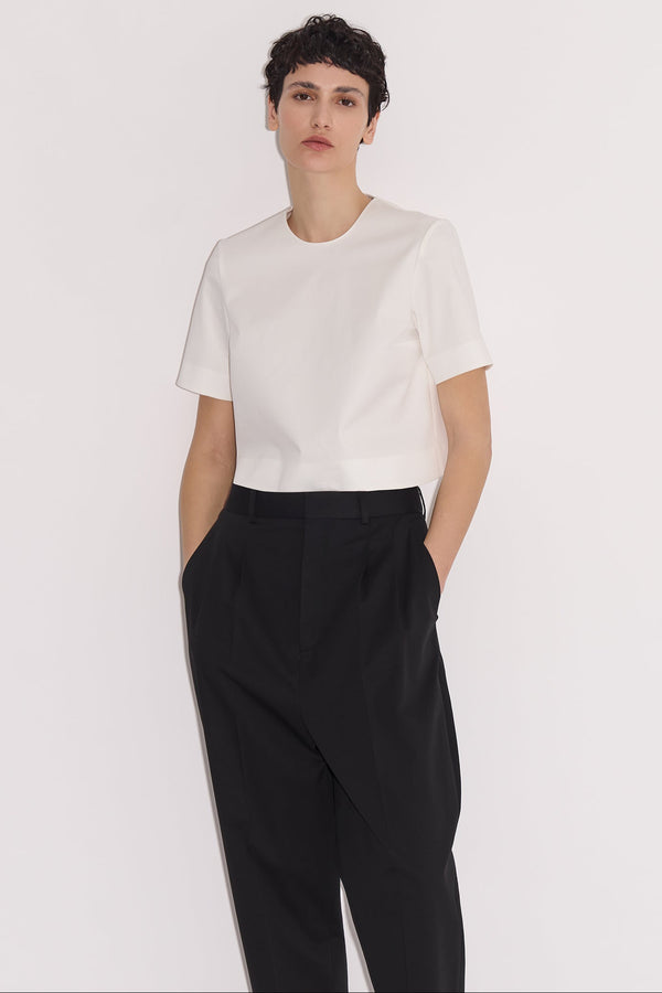 Nellie Partow Tori Top White