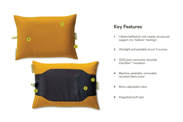 Nemo Equipment Fillo™ Elite Ultralight Backpacking Pillow