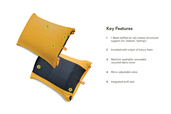 Nemo Equipment Fillo™ Backpacking & Camping Pillow