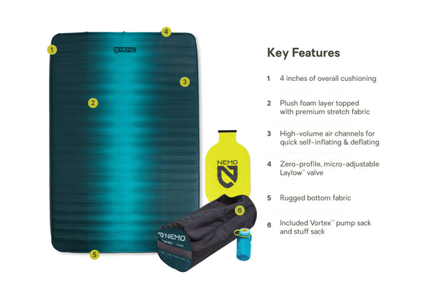 Nemo Equipment Roamer™ Self-Inflating Mattress