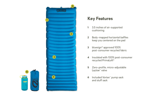 Nemo Equipment Quasar™ 3D Lightweight Insulated Sleeping Pad