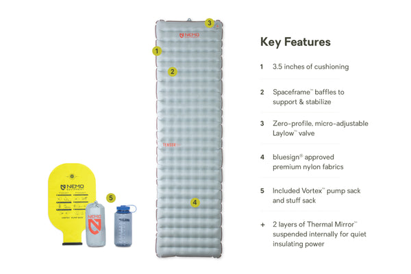 Nemo Equipment Tensor™ All-Season Ultralight Insulated Sleeping Pad