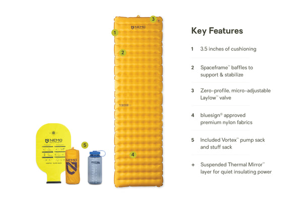Nemo Equipment Tensor™ Trail Ultralight Insulated Sleeping Pad