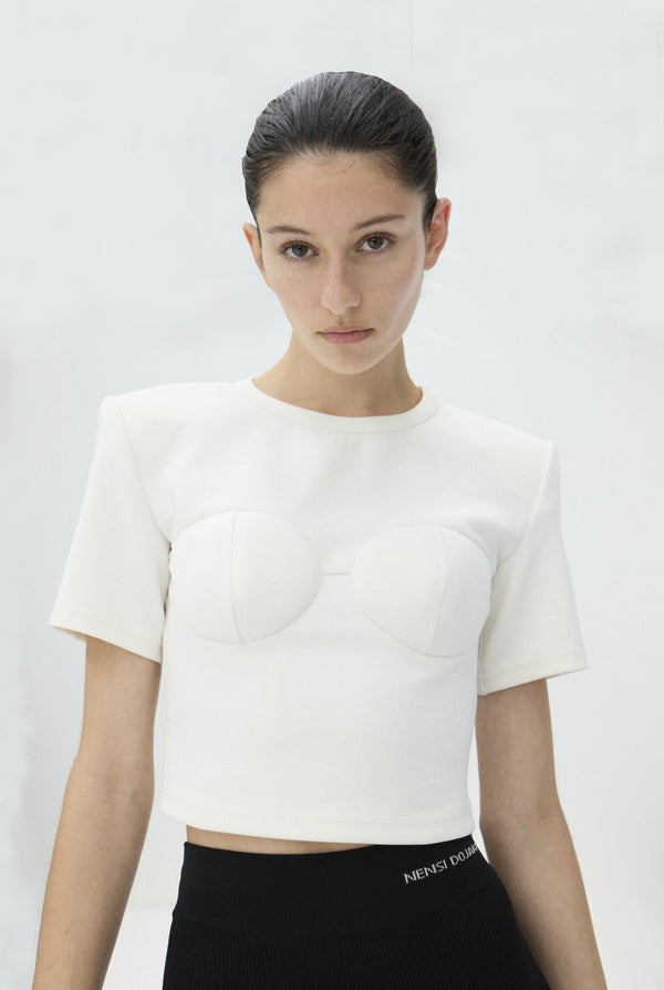 nensi dojaka BEATRICE BUSTIER T-SHIRT