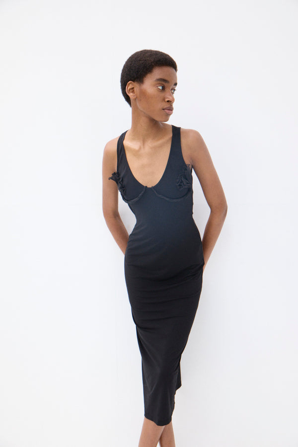 Nensi Dojaka COSIMINA TANK DRESS In BLACK