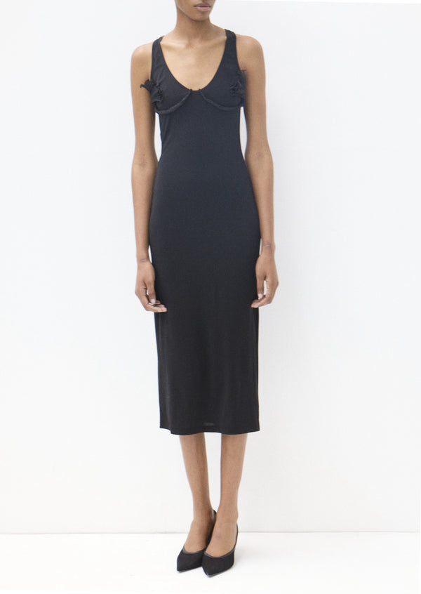 nensi dojaka COSIMINA TANK DRESS in BLACK