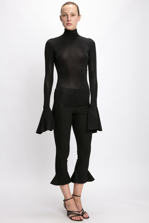 Nensi Dojaka CROPPED FLARE TROUSERS