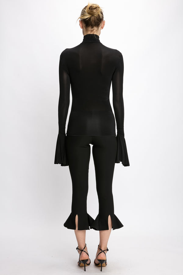 Nensi Dojaka CROPPED FLARE TROUSERS