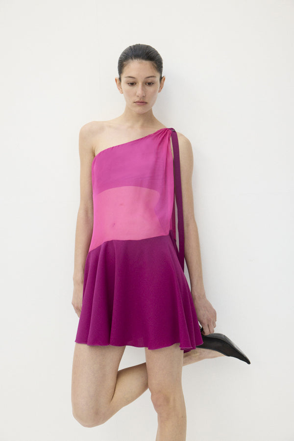 Nensi Dojaka DAPHNE SWING DRESS In FUSCIA