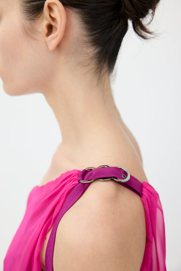 Nensi Dojaka DAPHNE SWING DRESS In FUSCIA