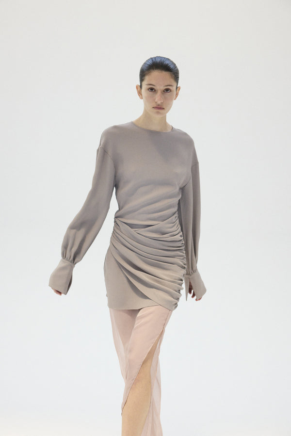 Nensi Dojaka DAVINA DRAPED DRESS