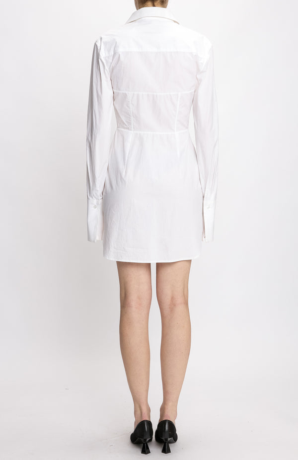 Nensi Dojaka DELPHINE POPLIN CHEMISE DRESS