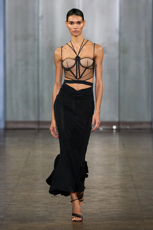 nensi dojaka HELEN TULLE CORSET