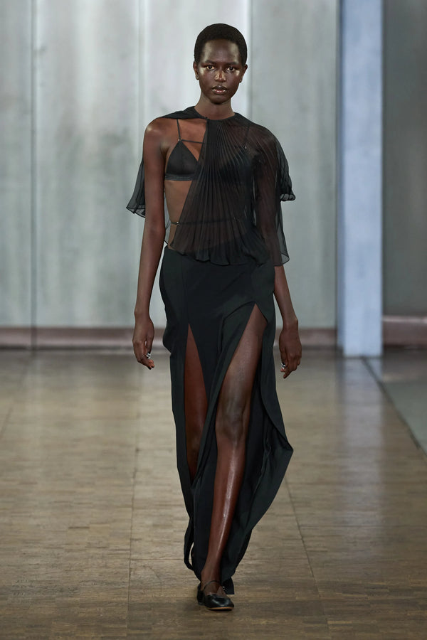 nensi dojaka LUNA TAILORED SLIT TROUSERS