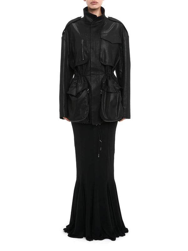 nensi dojaka MERYL SHIMMER PARKA WITH ZIPS