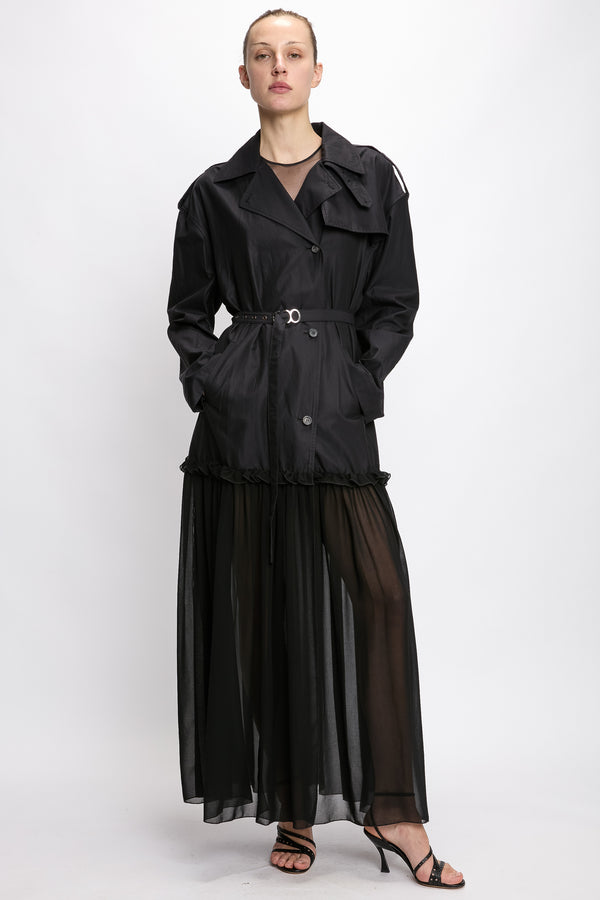 nensi dojaka MIA HYBRID TRENCH COAT
