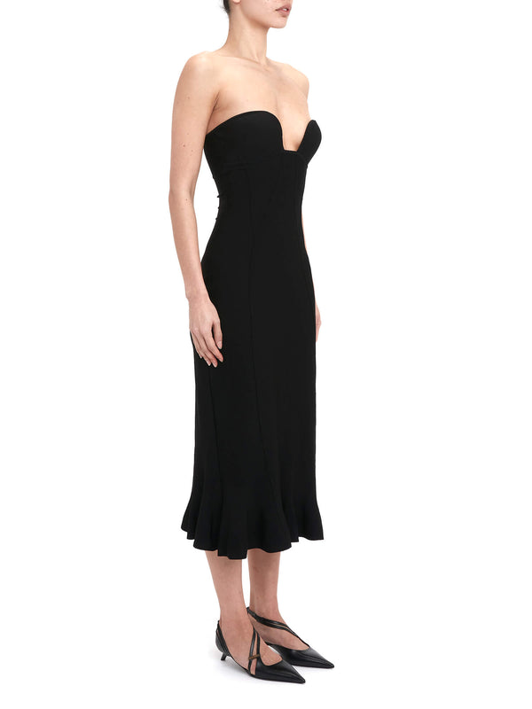 Nensi Dojaka NICOLE HEART KNIT DRESS