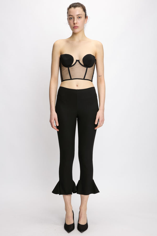 nensi dojaka STRAPLESS CROPPED CORSET