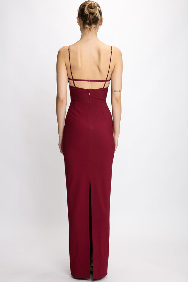 Nensi Dojaka V-WIRE BRA MAXI DRESS