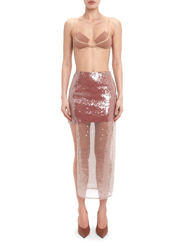 nensi dojaka VIOLA SEQUINED MIDI SKIRT