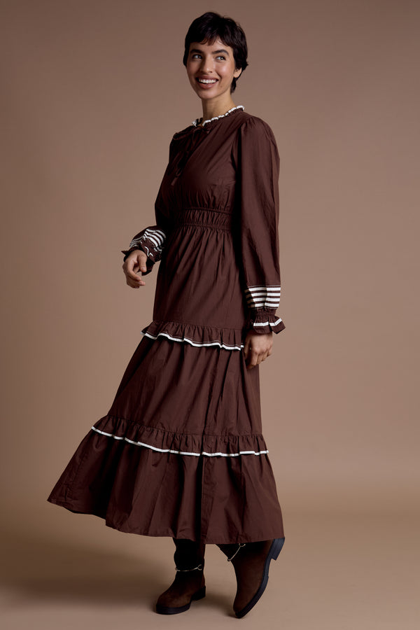 Neon Rose Minnie Midaxi Tiered Dress