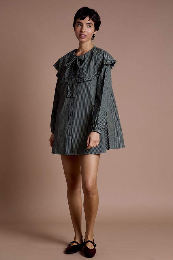 Neon Rose Sylvie Oversized Collar Dress