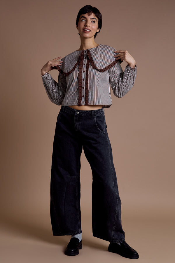 Neon Rose Willa Collar Blouse