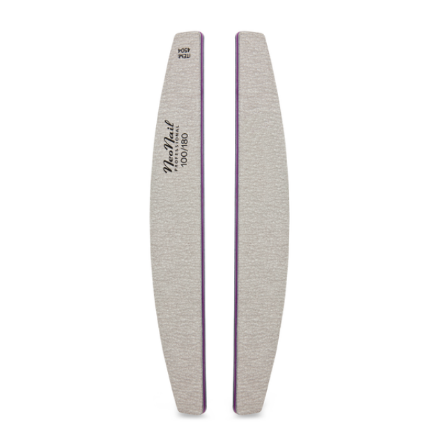 neonail Gray Boat Nail File 100/180 NeoNail