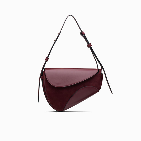 neous BERENICES SADDLE Shoulder & Crossbody | NEOUS Handbags BURGUNDY
