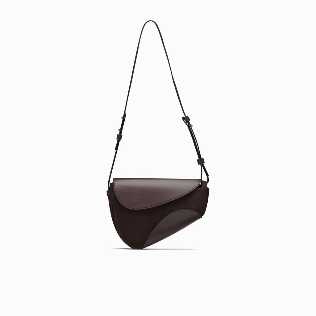 Neous BERENICES SADDLE Shoulder & Crossbody | NEOUS Handbags DARK CHOCOLATE