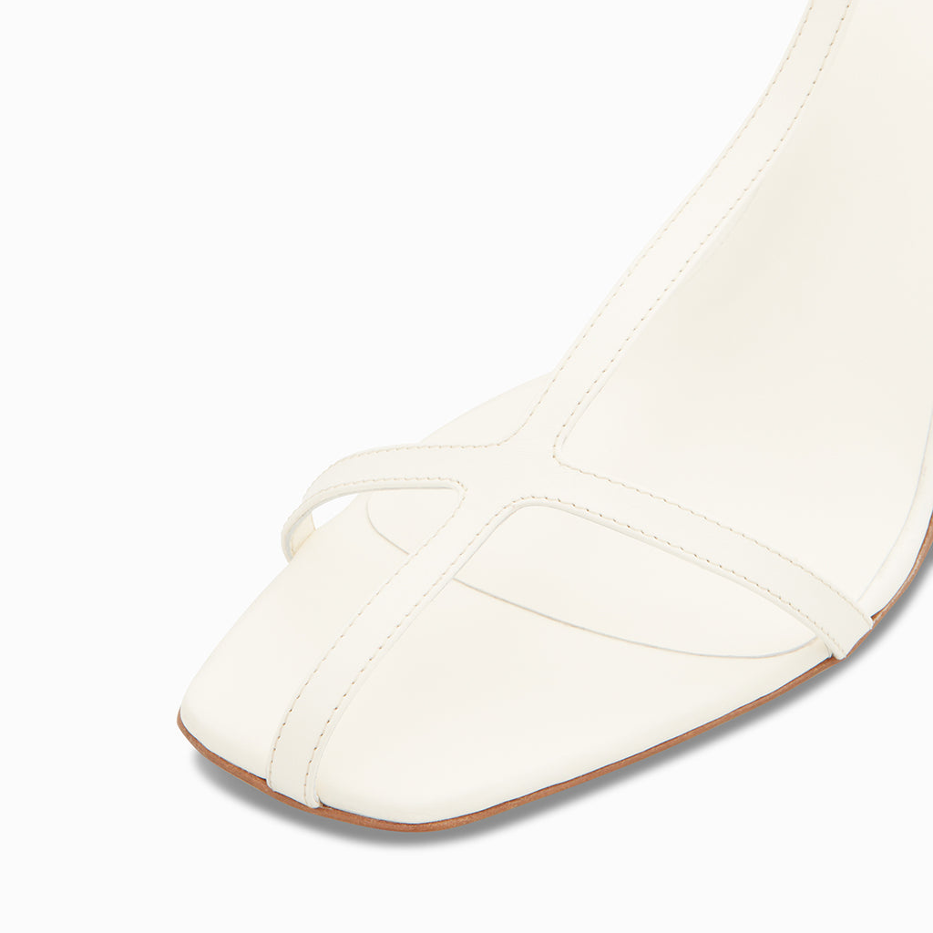 Neous Cream Jumel Women's Leather T-Bar Sandals Cream