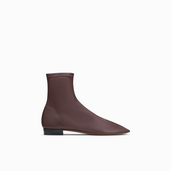 neous NEOUS ANTES Stretch Leather Boot DARK CHOCOLATE