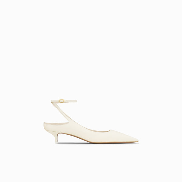 neous Fornax Leather Cream Pumps Cream