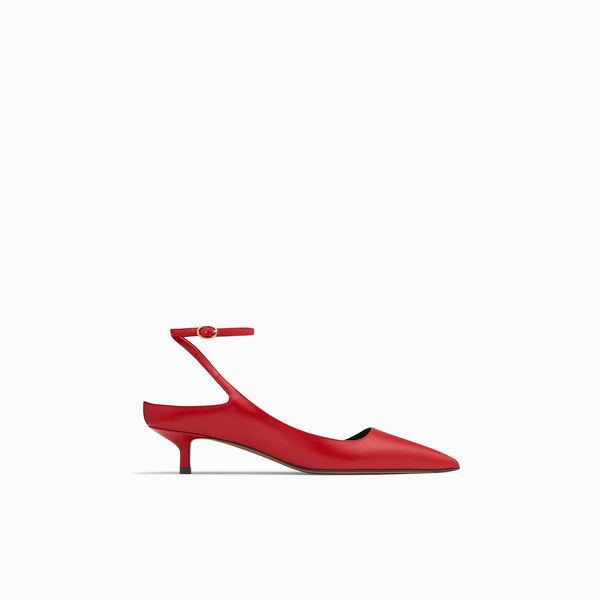 neous Fornax Leather Red Pumps Red