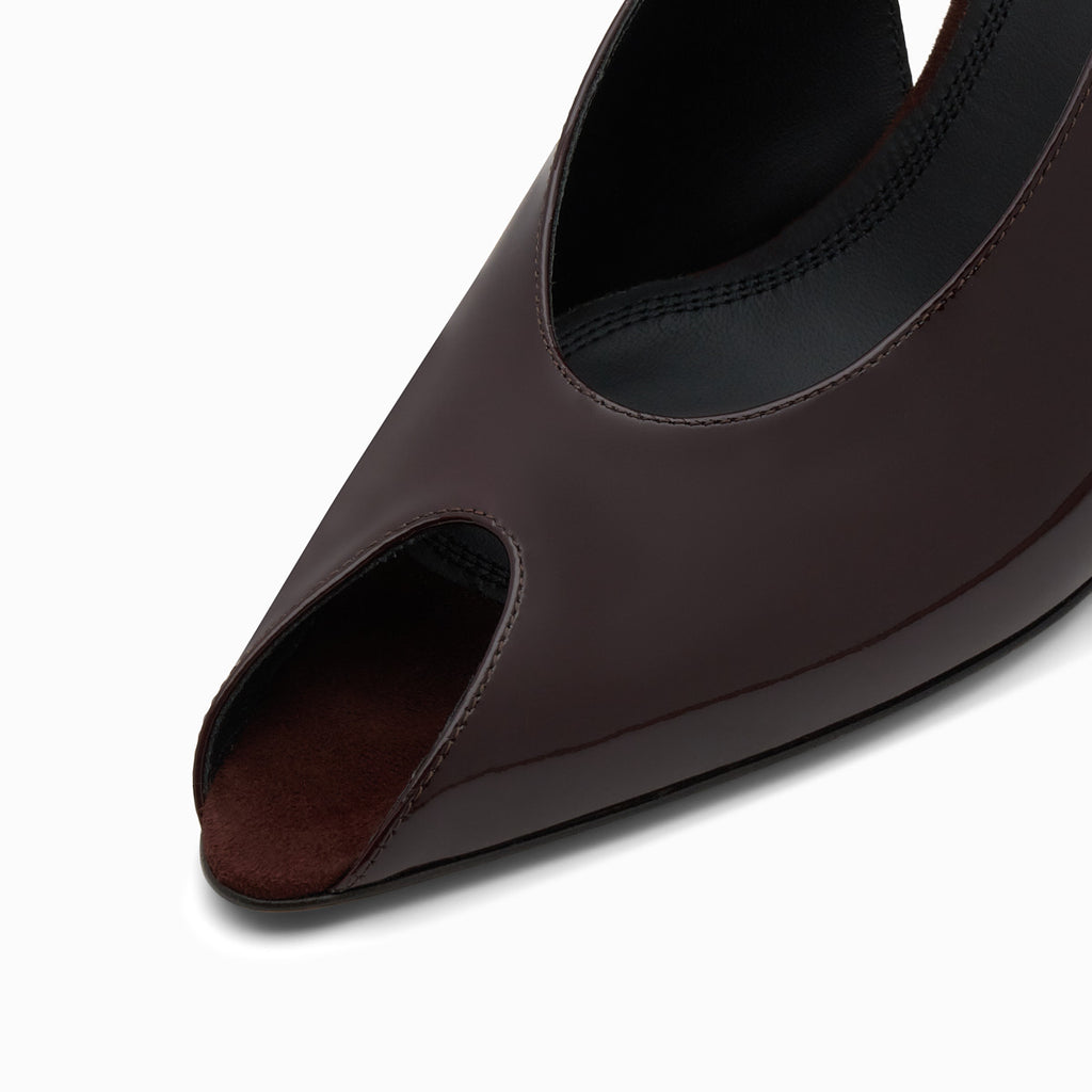 Neous Hamal Womens Slingback Pumps Dark Chocolate